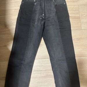 Zara Black Straight Leg Jeans